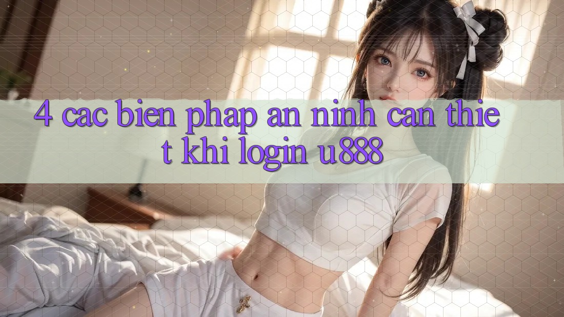 4. Các Biện Pháp An ninh Cần Thiết Khi Login U888 4. Các Biện Pháp An ninh Cần Thiết Khi Login U888