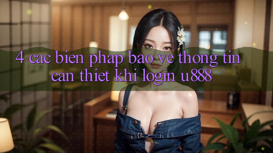 4. Các Biện Pháp Bảo vệ thông tin Cần Thiết Khi Login U888