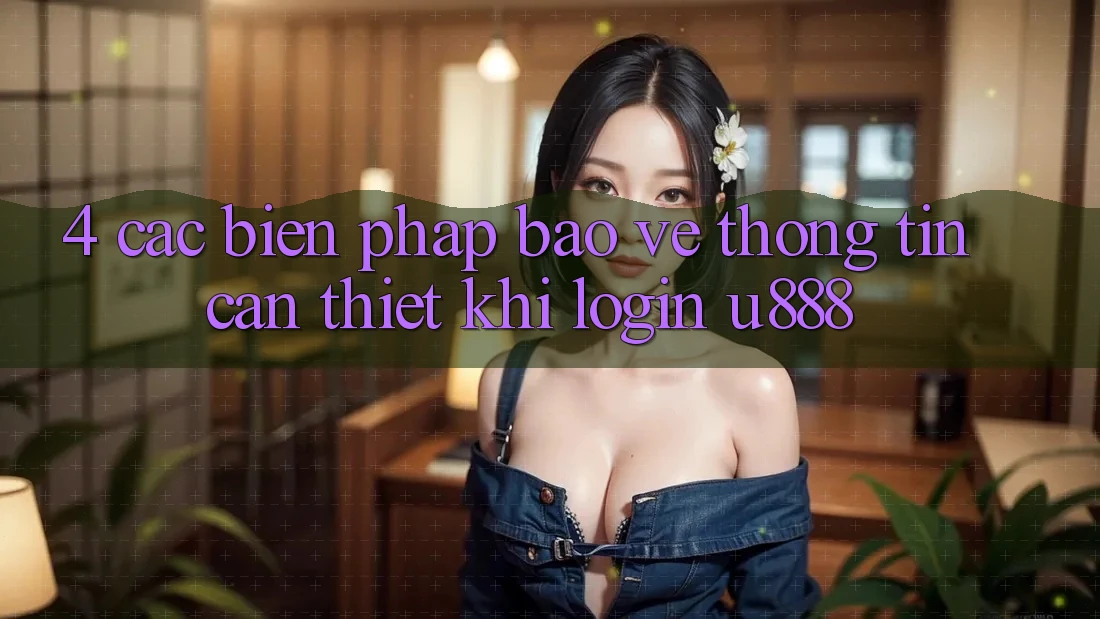 4. Các Biện Pháp Bảo vệ thông tin Cần Thiết Khi Login U888 4. Các Biện Pháp Bảo vệ thông tin Cần Thiết Khi Login U888
