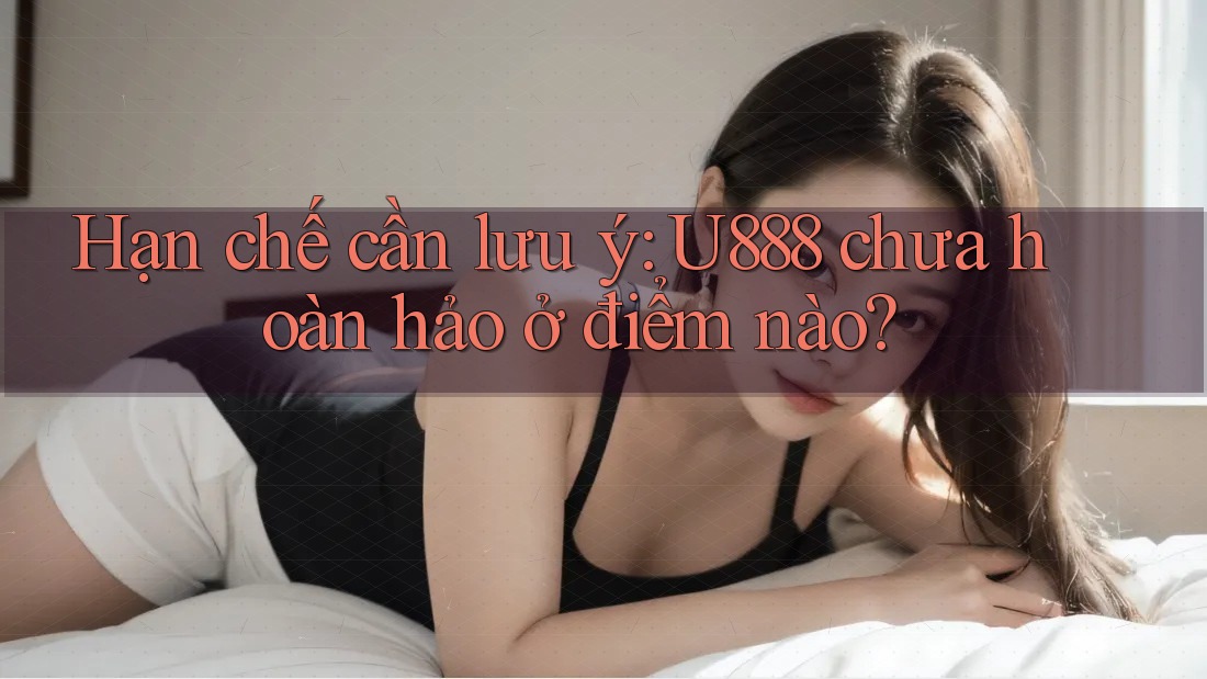 Hạn chế cần lưu ý: U888 chưa hoàn hảo ở điểm nào? Hạn chế cần lưu ý: U888 chưa hoàn hảo ở điểm nào?