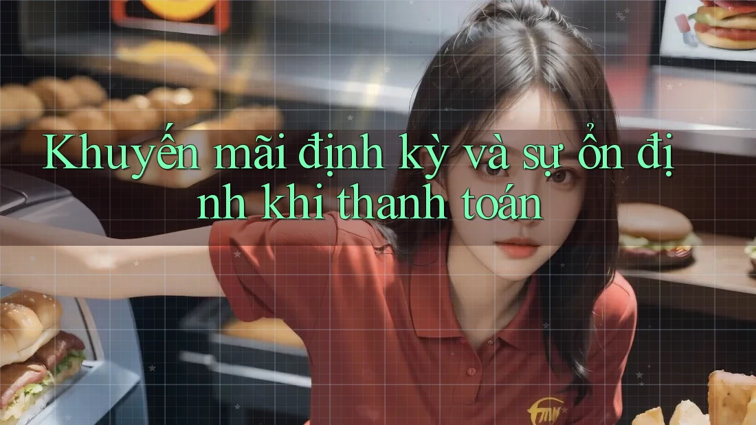 Khuyến mãi định kỳ và sự ổn định khi thanh toán