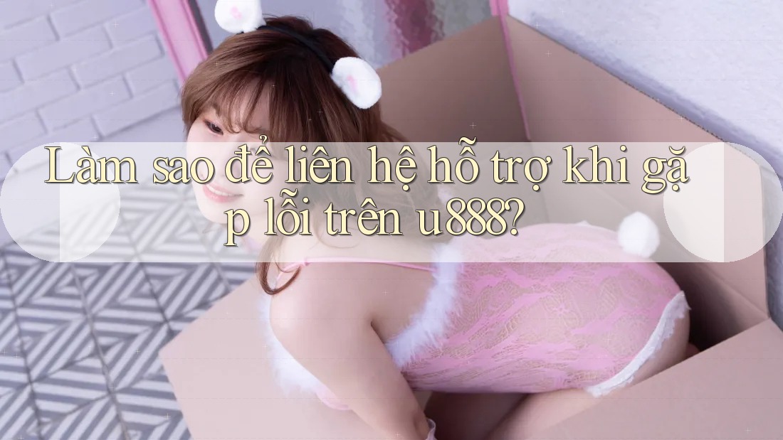 Làm sao để liên hệ hỗ trợ khi gặp lỗi trên u888?