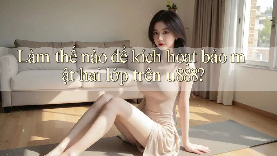 Làm thế nào để kích hoạt bảo mật hai lớp trên u888? Làm thế nào để kích hoạt bảo mật hai lớp trên u888?