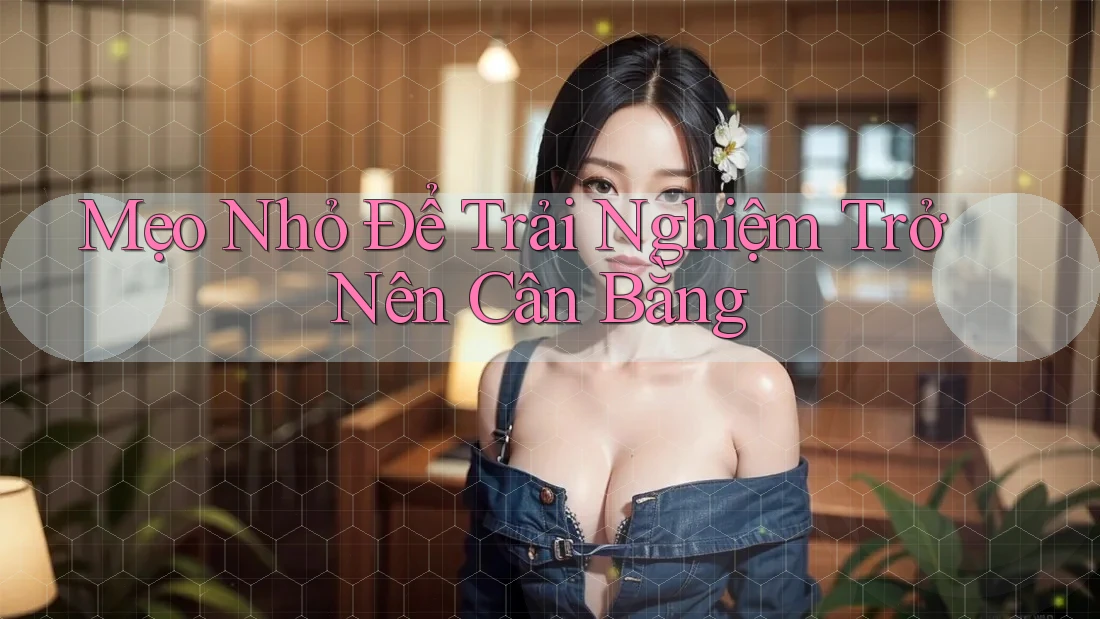 Mẹo Nhỏ Để Trải Nghiệm Trở Nên Cân Bằng Mẹo Nhỏ Để Trải Nghiệm Trở Nên Cân Bằng