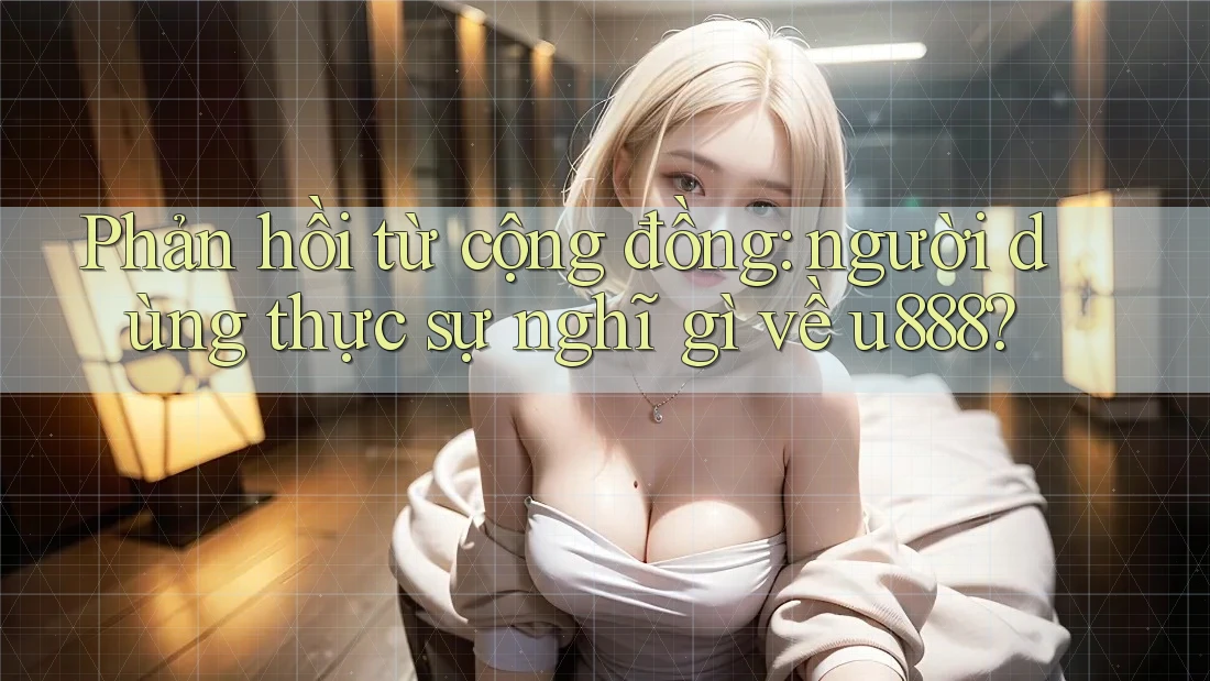 Phản hồi từ cộng đồng: người dùng thực sự nghĩ gì về u888?