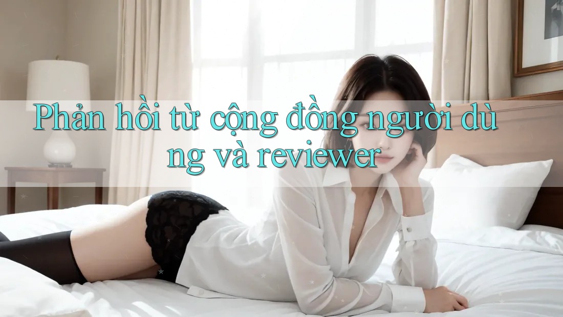 Phản hồi từ cộng đồng người dùng và reviewer Phản hồi từ cộng đồng người dùng và reviewer