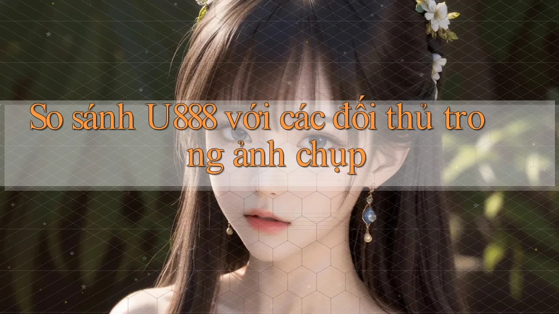 So sánh U888 với các đối thủ trong ảnh chụp So sánh U888 với các đối thủ trong ảnh chụp