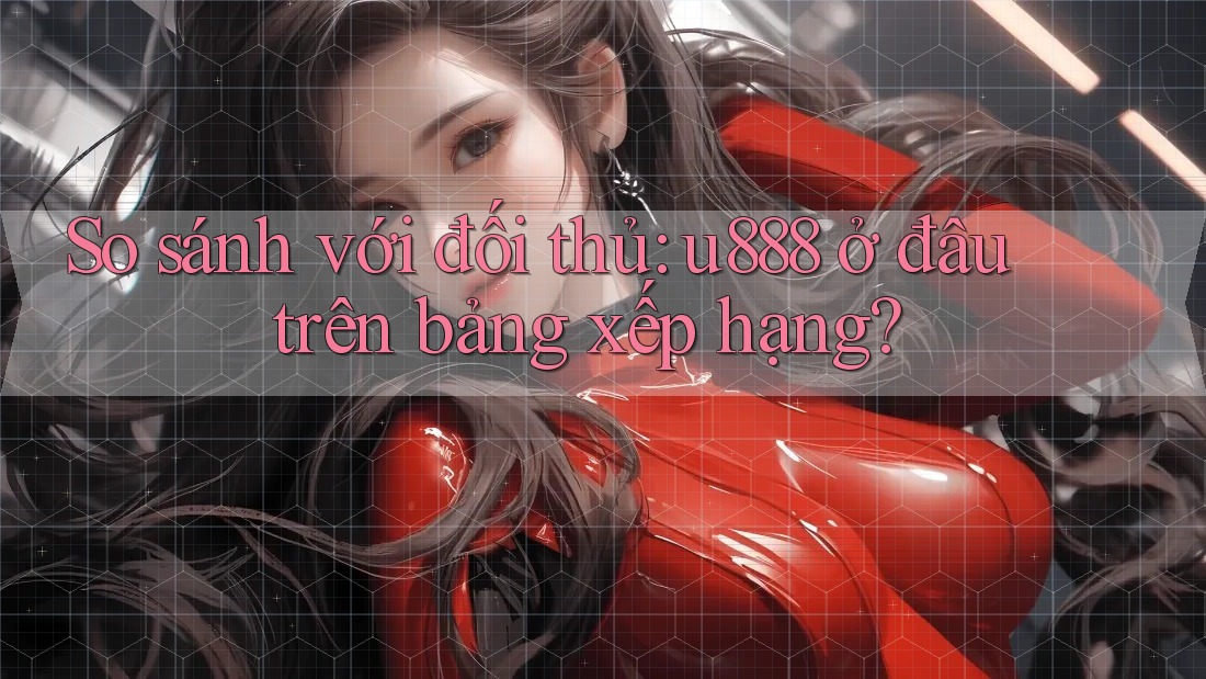 So sánh với đối thủ: u888 ở đâu trên bảng xếp hạng? So sánh với đối thủ: u888 ở đâu trên bảng xếp hạng?
