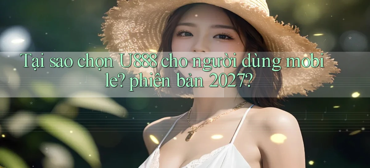 Tại sao chọn U888 cho người dùng mobile phiên bản 2027