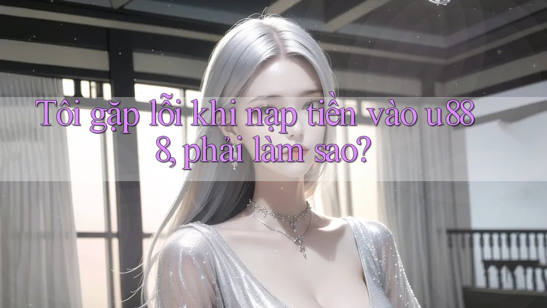 Tôi gặp lỗi khi nạp tiền vào u888, phải làm sao? Tôi gặp lỗi khi nạp tiền vào u888, phải làm sao?