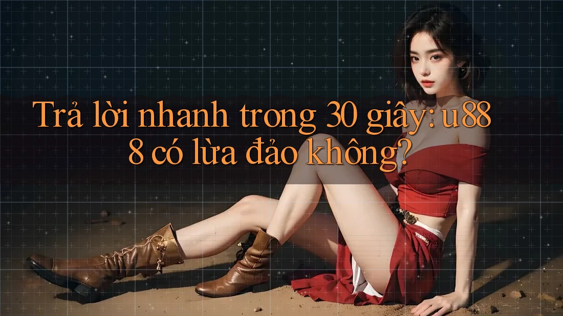 Trả lời nhanh trong 30 giây: u888 có lừa đảo không?