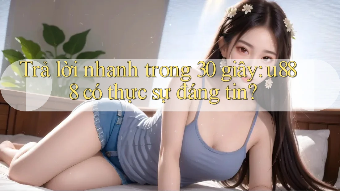 Trả lời nhanh trong 30 giây: u888 có thực sự đáng tin? Trả lời nhanh trong 30 giây: u888 có thực sự đáng tin?