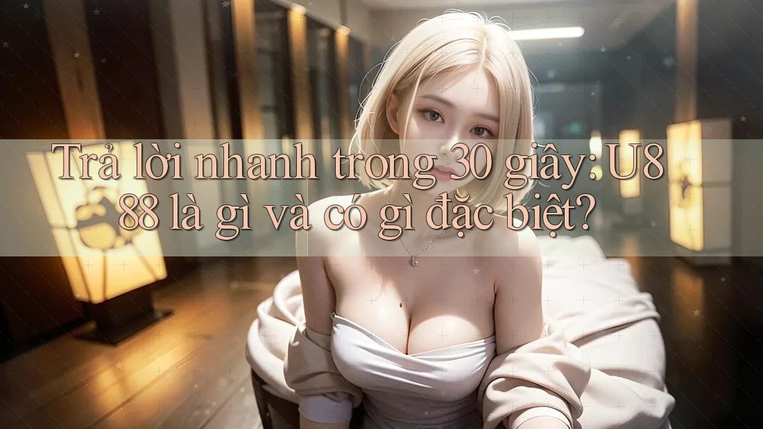 Trả lời nhanh trong 30 giây: U888 là gì và có gì đặc biệt? Trả lời nhanh trong 30 giây: U888 là gì và có gì đặc biệt?