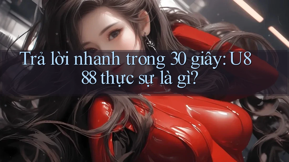 Trả lời nhanh trong 30 giây: U888 thực sự là gì?