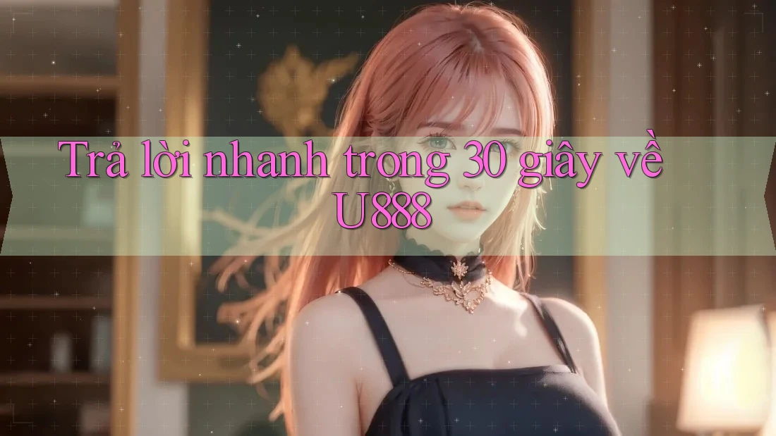 Trả lời nhanh trong 30 giây về u888