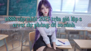 u888 cập nhật 2025 trên giả lập server dự phòng để so sánh