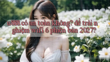 u888 có an toàn không để trải nghiệm wifi 6 phiên bản 2027