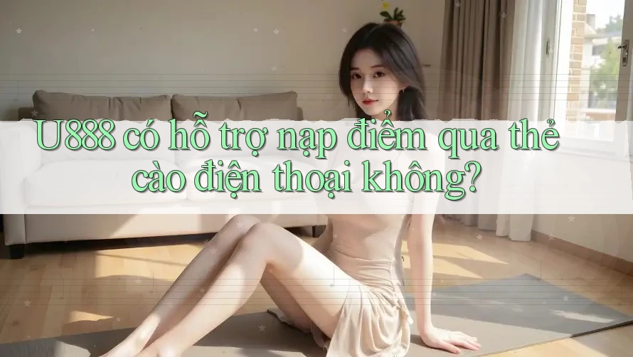 U888 có hỗ trợ nạp điểm qua thẻ cào điện thoại không?