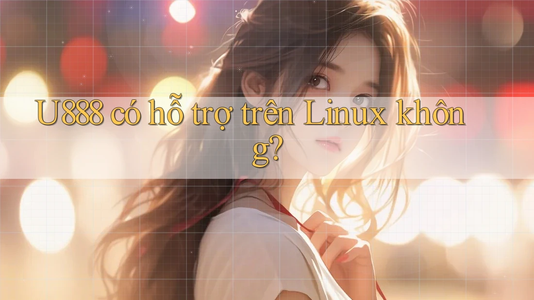 U888 có hỗ trợ trên Linux không? U888 có hỗ trợ trên Linux không?