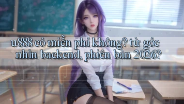 u888 có miễn phí không từ góc nhìn backend, phiên bản 2026