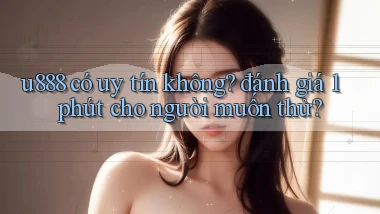 u888 có uy tín không đánh giá 1 phút cho người muốn thử