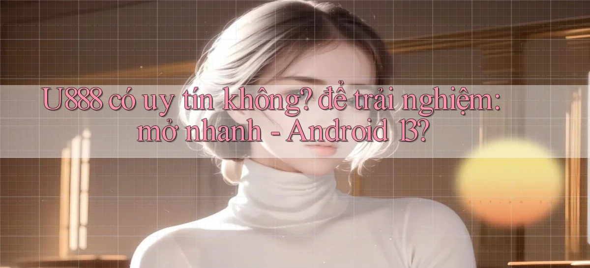 U888 có uy tín không để trải nghiệm mở nhanh   Android 13
