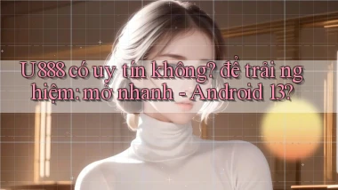U888 có uy tín không để trải nghiệm mở nhanh   Android 13