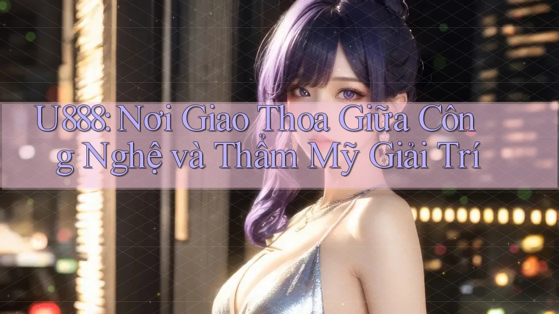 U888: Nơi Giao Thoa Giữa Công Nghệ và Thẩm Mỹ Giải Trí