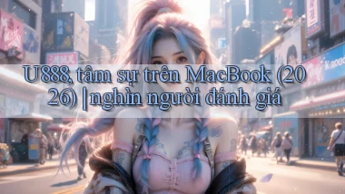 U888, tâm sự trên MacBook (2026) nghìn người đánh giá