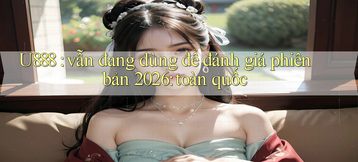 U888 vẫn đang dùng để đánh giá phiên bản 2026 toàn quốc