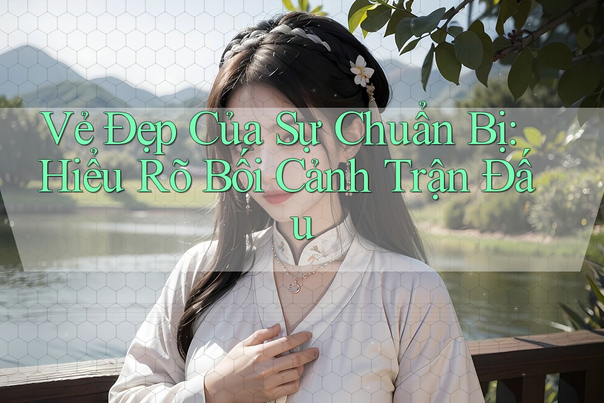 Vẻ Đẹp Của Sự Chuẩn Bị: Hiểu Rõ Bối Cảnh Trận Đấu Vẻ Đẹp Của Sự Chuẩn Bị: Hiểu Rõ Bối Cảnh Trận Đấu